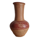 Vase terre cuite artisanal ancien