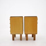 1960s Frantisek Mezulanik Pair of Chest of Drawers, Czechoslovakia