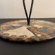 Bruno Dose ceramic cheese platter, Pottery du Breuil