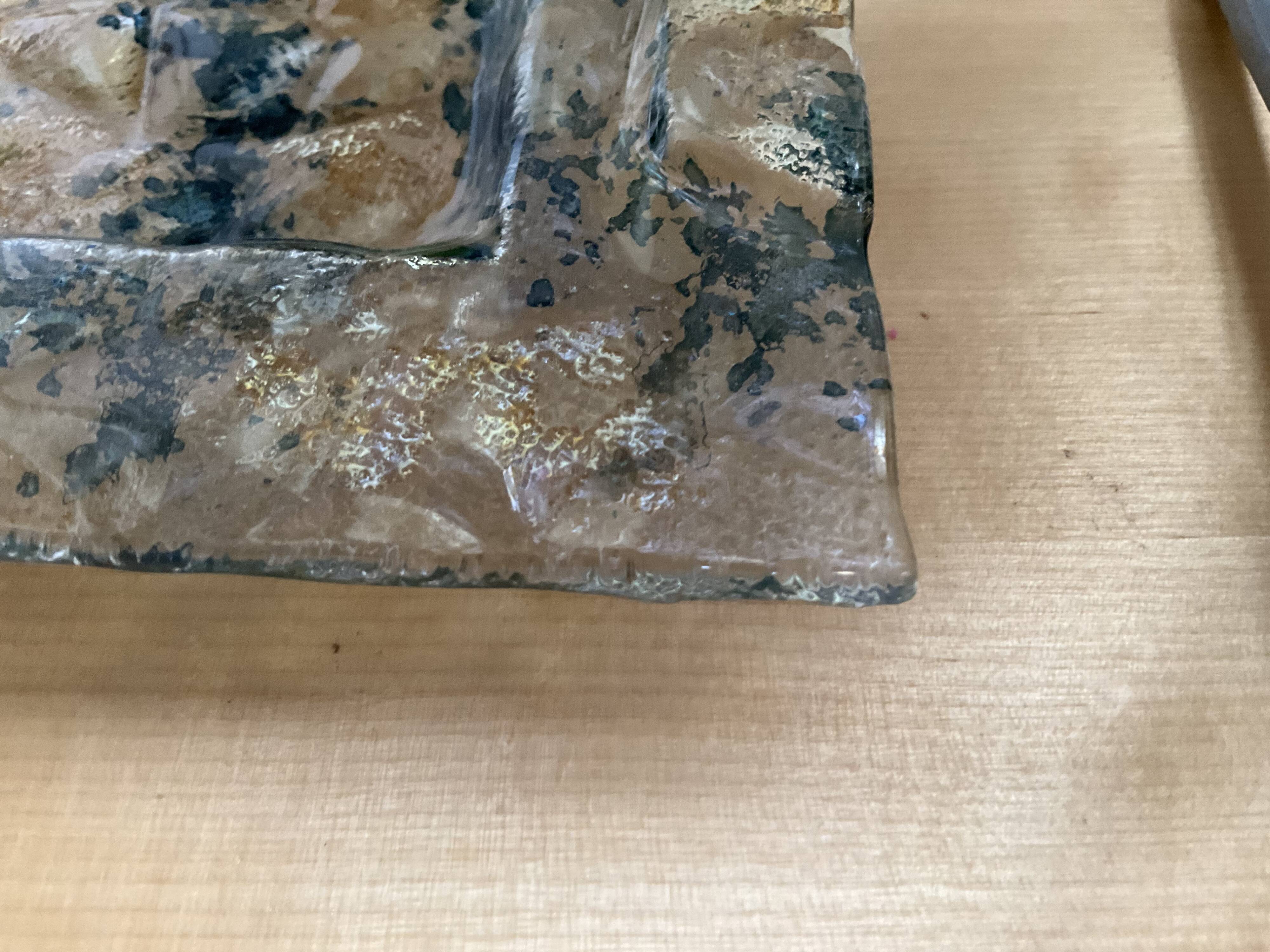 Glass cake dish 36 x 17 cm