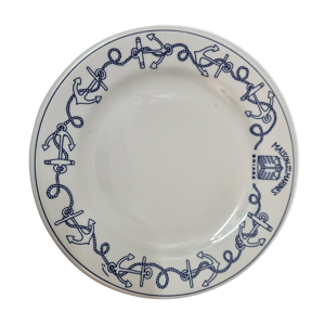Assiette Maison des deux - 1980