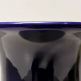Blue Lacquered Ceramic Vase by Lavenia Ascribable to Guido Andlovitz, Italy