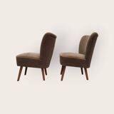 Deux fauteuils cocktail du milieu du siècle