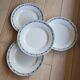 Lot n°1 de 4 assiettes plates BRE PMPS  de Longwy