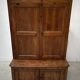 Two-part office furniture made of solid pine from the 20th century.