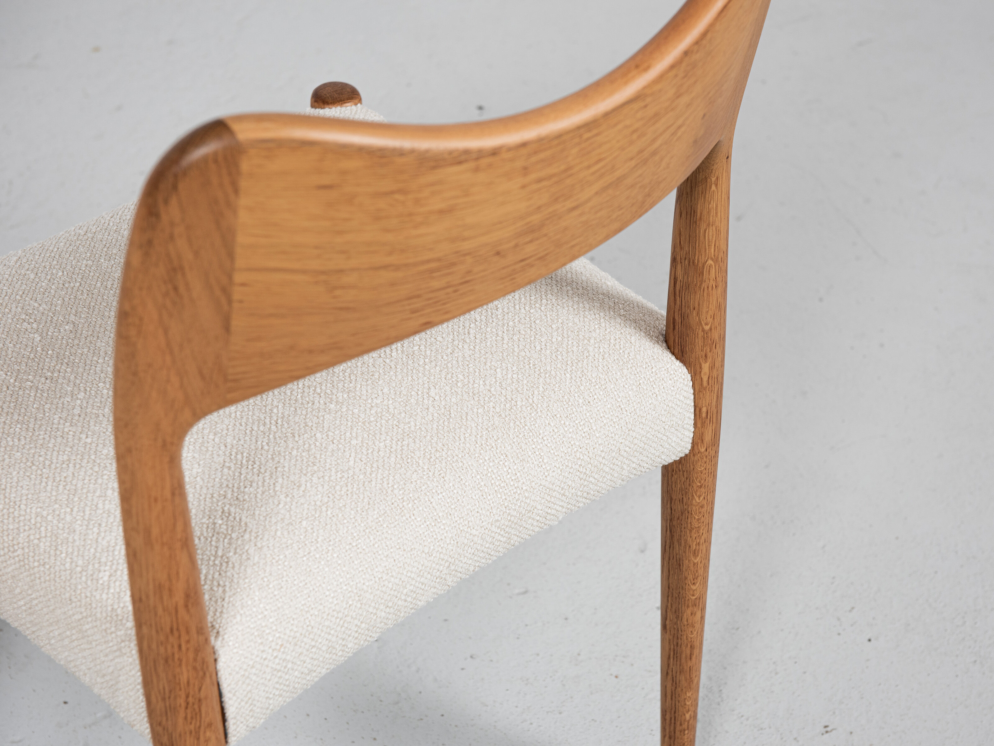 4 dining chairs in oak by Arne Hovmand Olsen for Mogens Kold 1960s