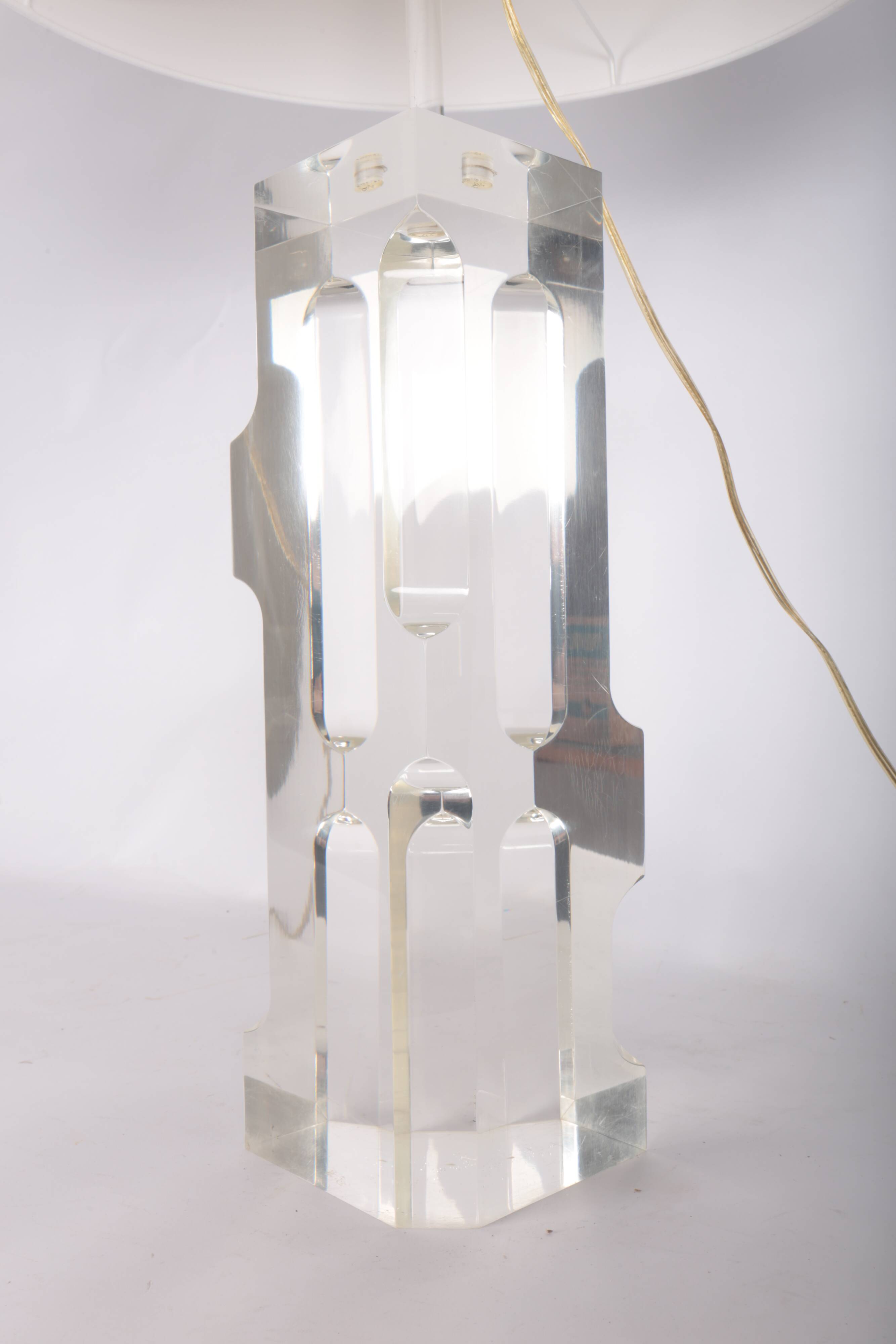 Large sculptural lamp attributed to Alessio Tasca, Italy circa 1970