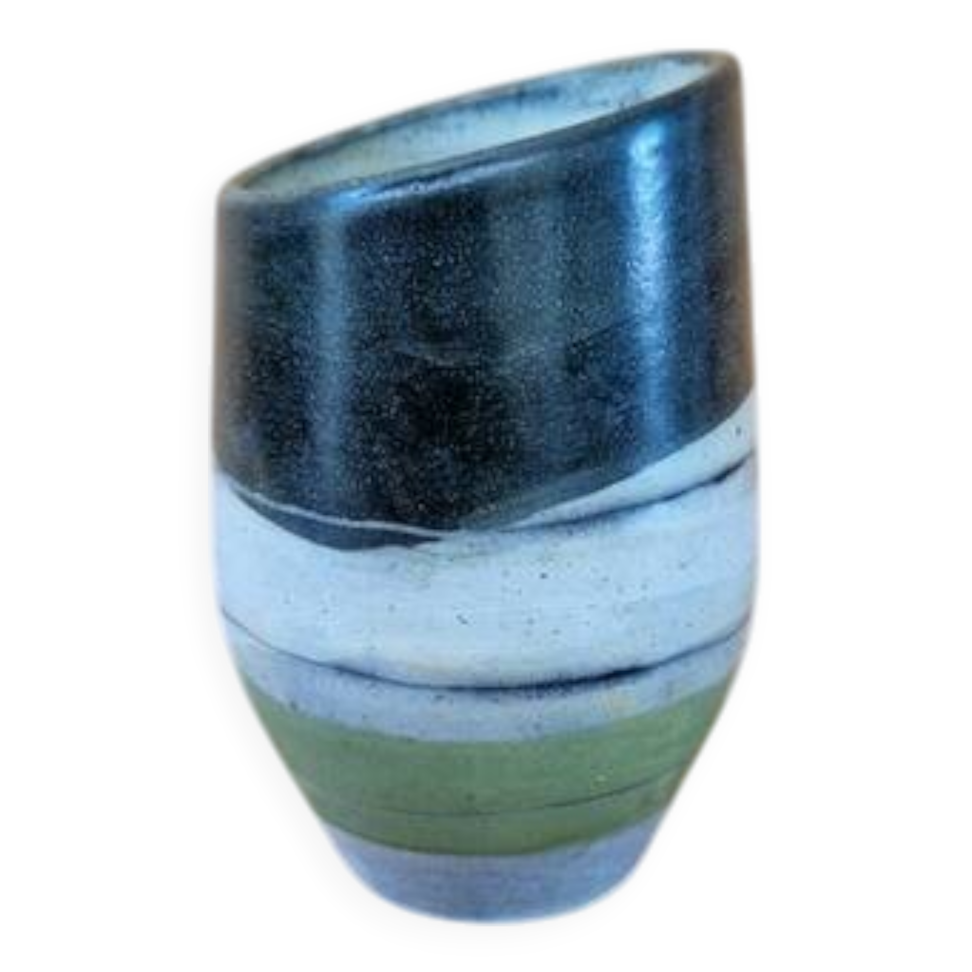 Robert Deblander (1924-2010) - Small free-form ceramic vase