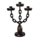 Vintage brutalist chain decor candleholder spain
