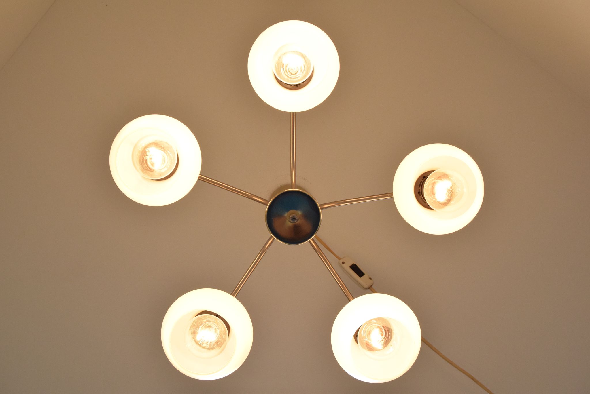 Mid-century Chandelier by Kamenicky Senov 1970's.