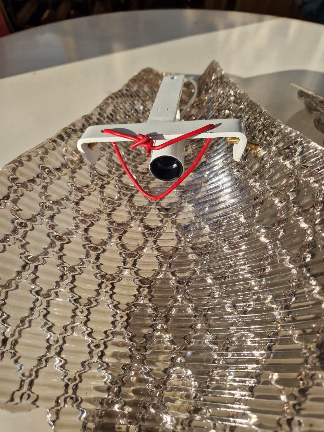 Pair of Murano glass wall lights