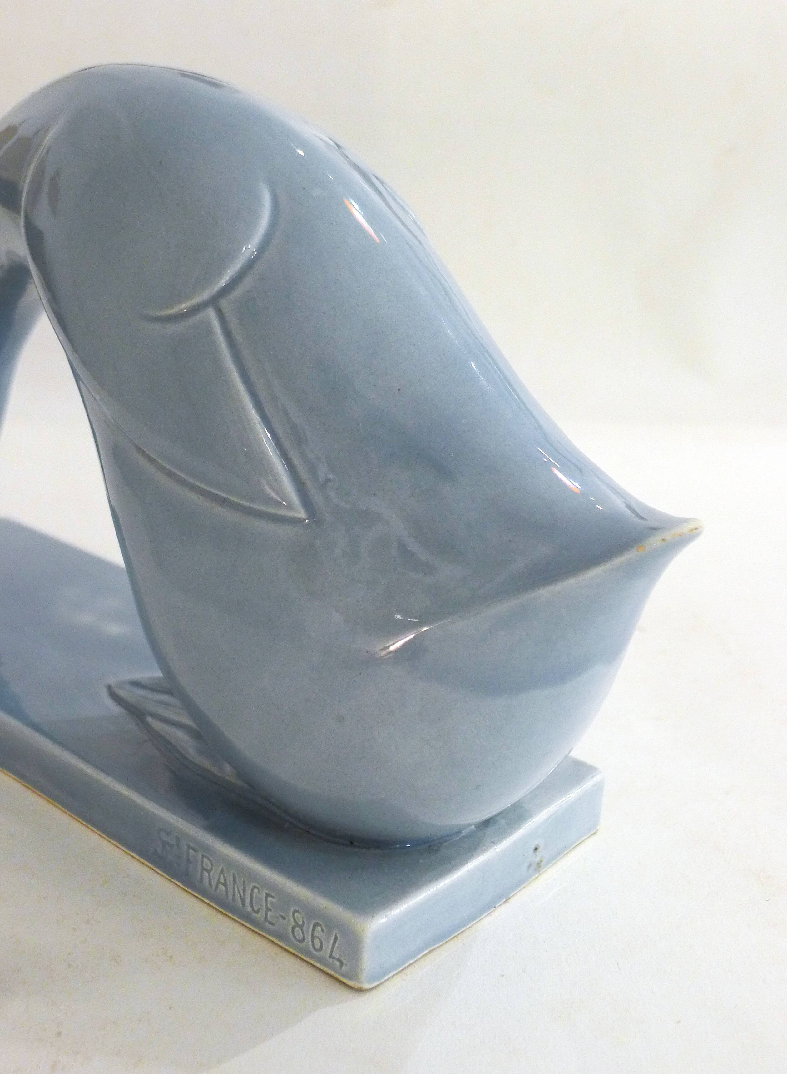 Stylized Art Deco Goose Sculpture