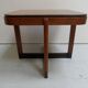 Table basse en chêne art déco