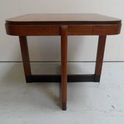 Table basse en chêne art déco