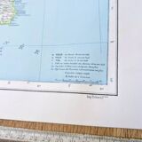 Italy, original map printed in 1907.