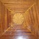 Edwardian burr walnut revolving bookcase with Sheraton inlays circa 1900