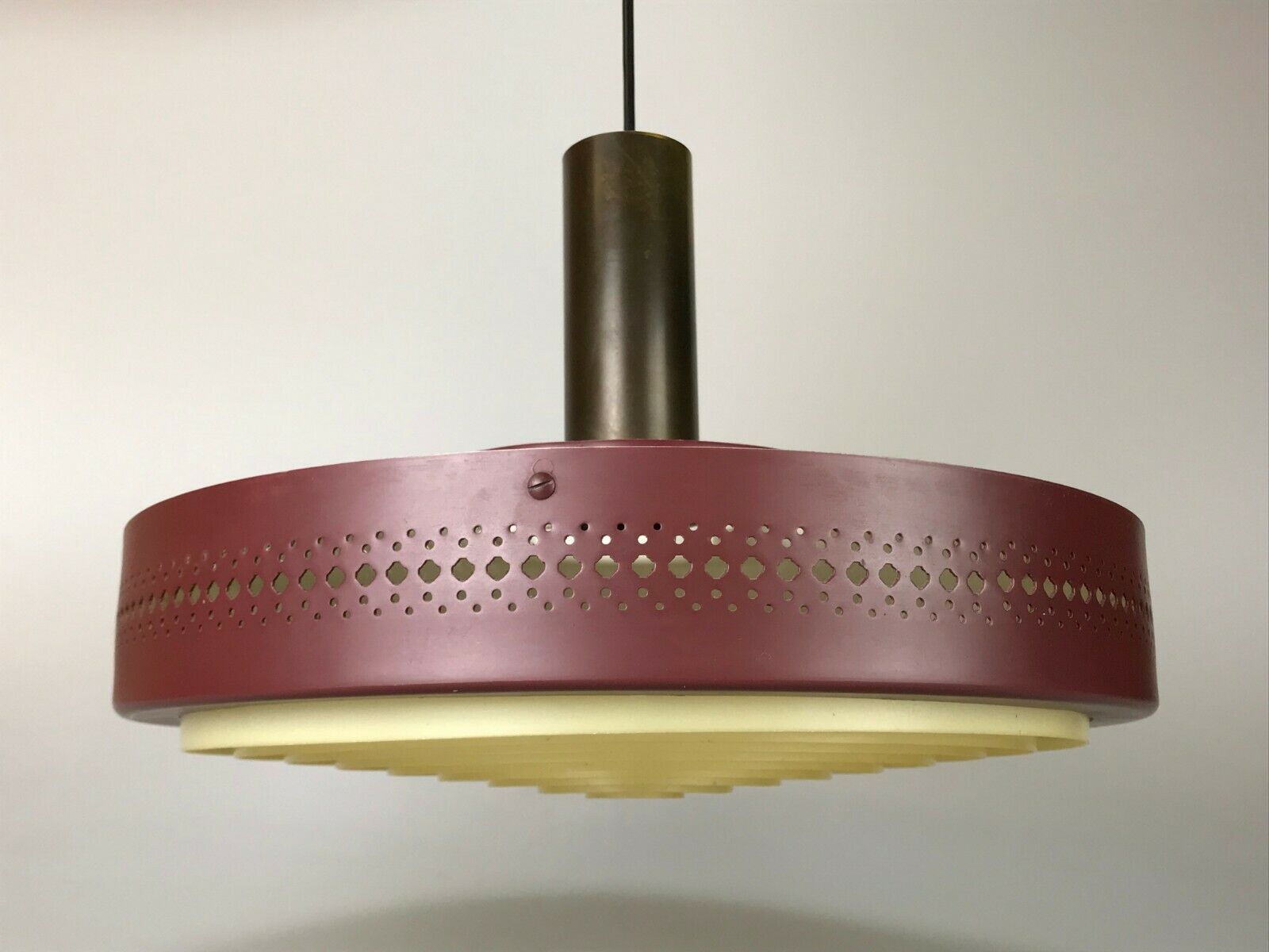 60s 70s lamp light Fog & Morup sheet metal Space Age Danish Denmark design