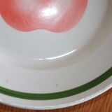 Set de 6 assiettes pomme vintage