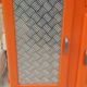 Buffet mado orange et inox