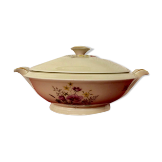 Limoges porcelain soup pot