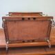 Serving trolley, vintage copper and wood trolley