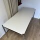 USM Haller desk in pearl grey laminate