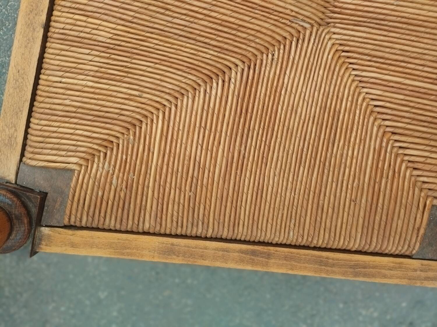 Pair of antique vintage Louis XVI style armchairs