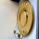 Vintage Wall Double Candle Holder Sconce in Brass