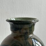 Signed ceramic vase.
