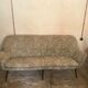 Vintage bench 1940-60's shape basket compass feet