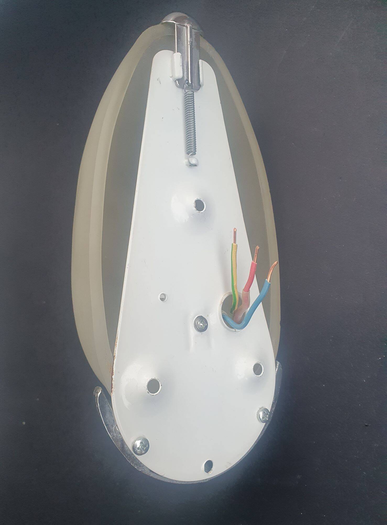 Vintage chrome wall light