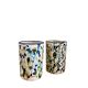 Paire de caches pots, vases en céramique émaillée