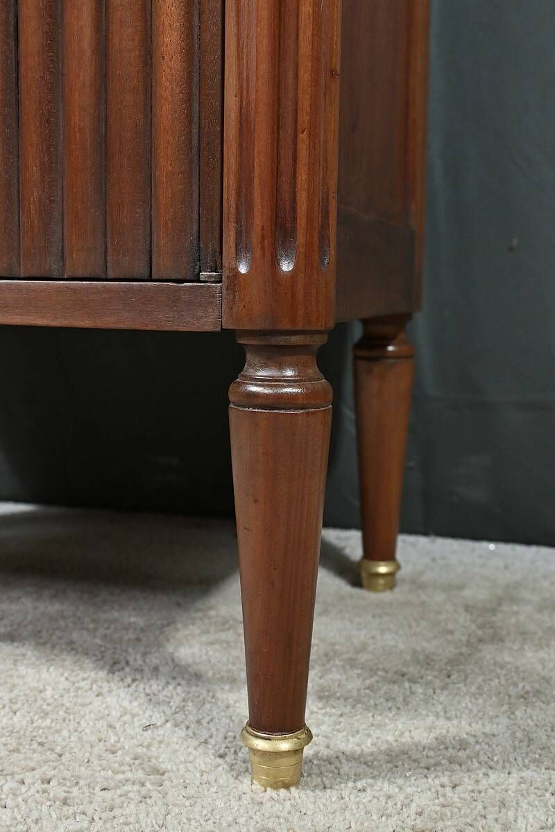 Small mahogany chest of drawers, Louis XVI style – late 19th century