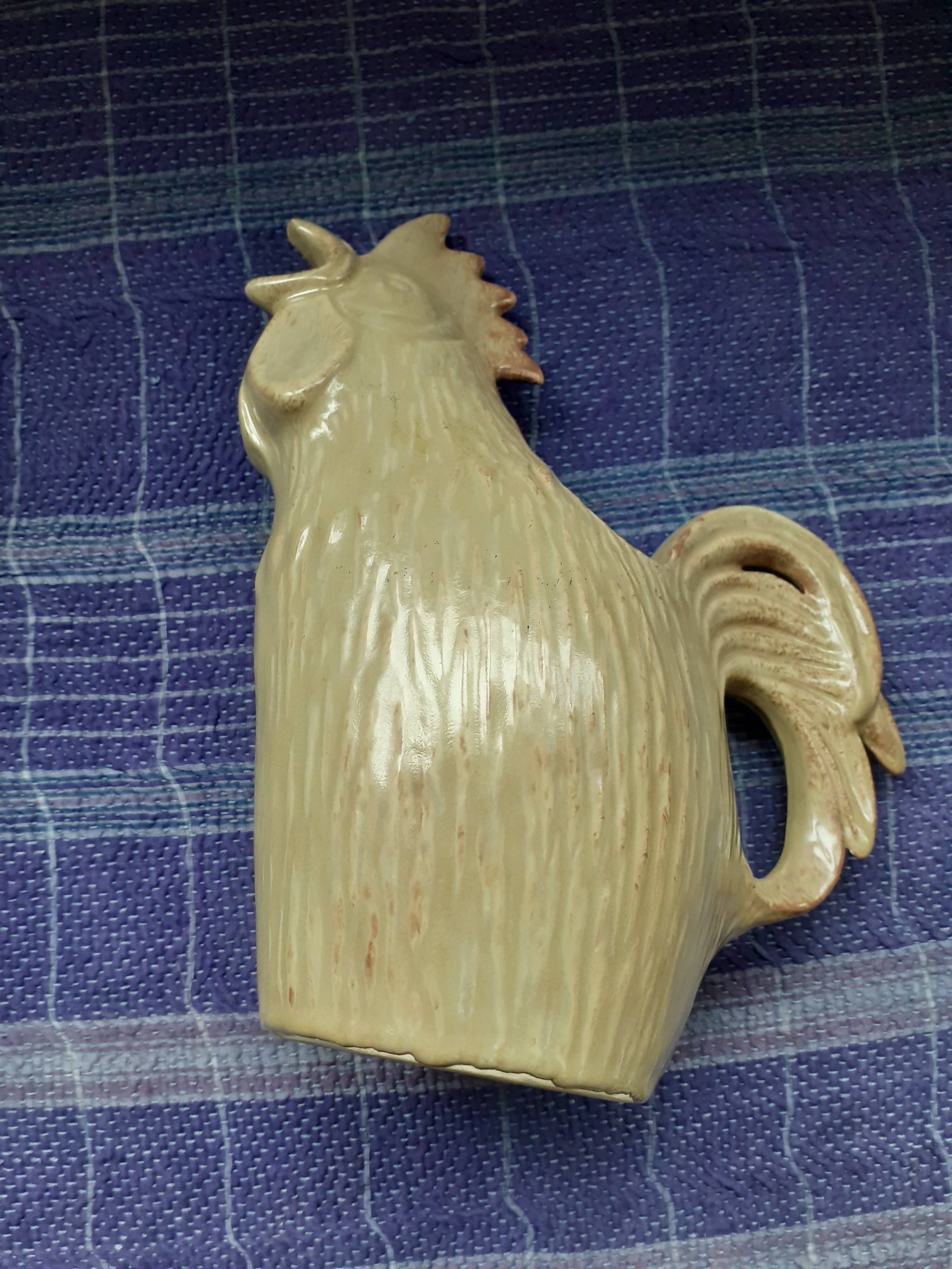 Vintage rooster signed Vallauris