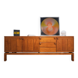 Solid elm sideboard – Brutalist & Modernist design, circa 1960-70