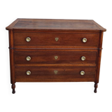Commode Louis XVI en noyer