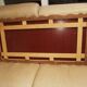 Vintage rectangular / panoramic mirror in Murano style, Venetian Art Deco
