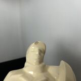 Ceramic sculpture signed Le Jan – Art Deco Skier