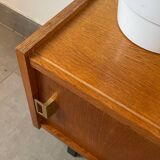 Enfilade / meuble télé vintage en chêne