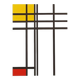 1970s Piet Mondrian Limited Edition Lithograph Numbered in Pencil.
