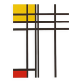 1970s Piet Mondrian Limited Edition Lithograph Numbered in Pencil.