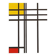 1970s Piet Mondrian Limited Edition Lithograph Numbered in Pencil.