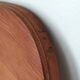 Vintage wooden mirror rounded corners 37x57cm