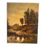 Landscape signed André Rica