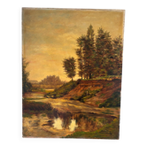 Paysage signé André Rica