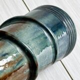 Pitcher in handcrafted enameled ceramic