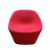 Fauteuil pedrali log 366 rouge