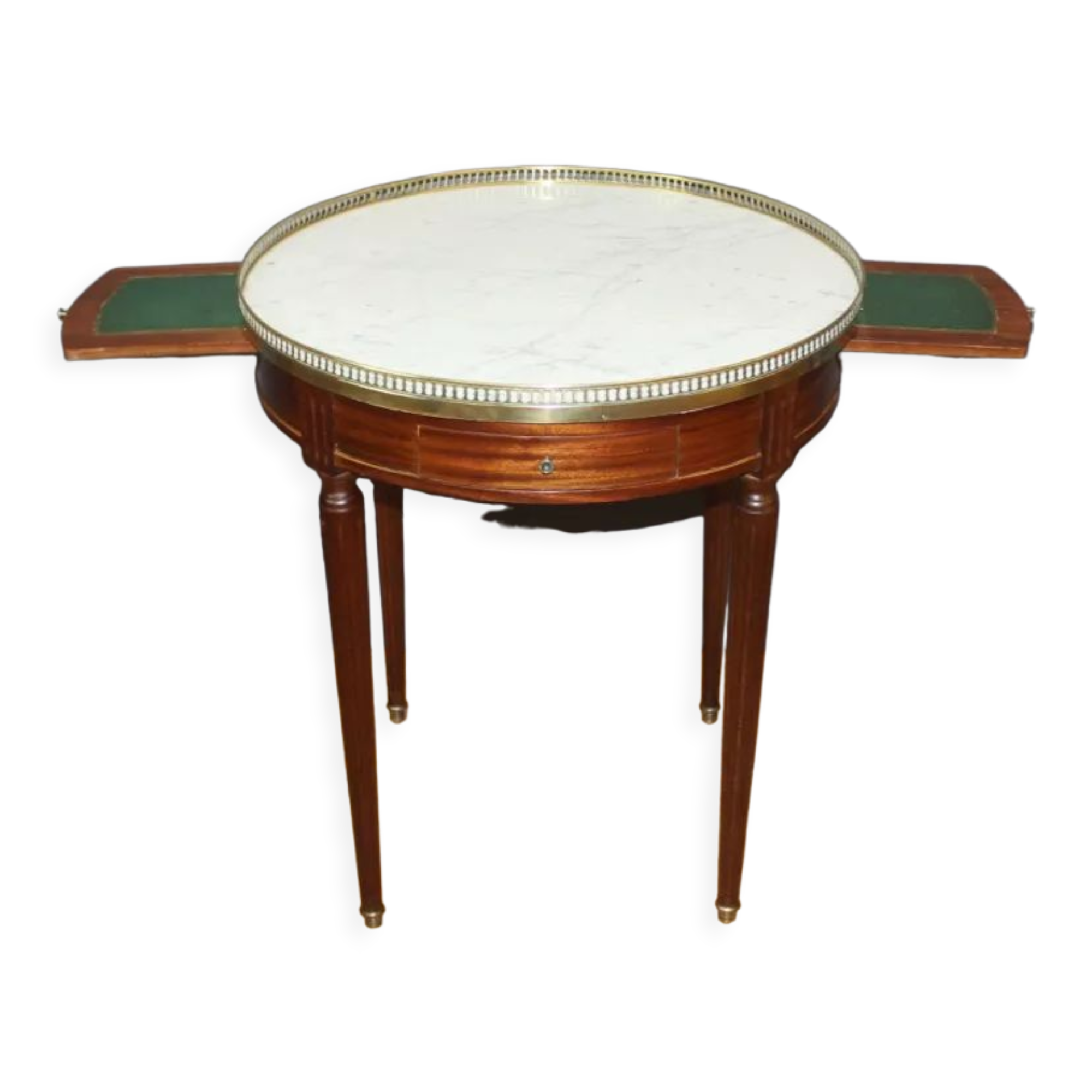 Louis XVI style mahogany hot water bottle table circa 1920