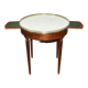 Table bouillotte de style Louis XVI en acajou vers 1920