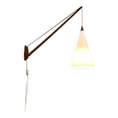 Mid-Century Modern Model 734 Teak Wall Lamp by Uno & Östen Kristiansson for Luxus, 1960s